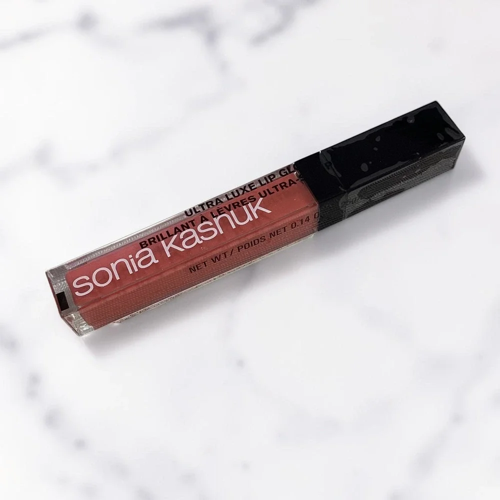 Sonia‎ Kashuk Ultra Luxe Lip Gloss Coveted Coral 34 Full Size .14oz